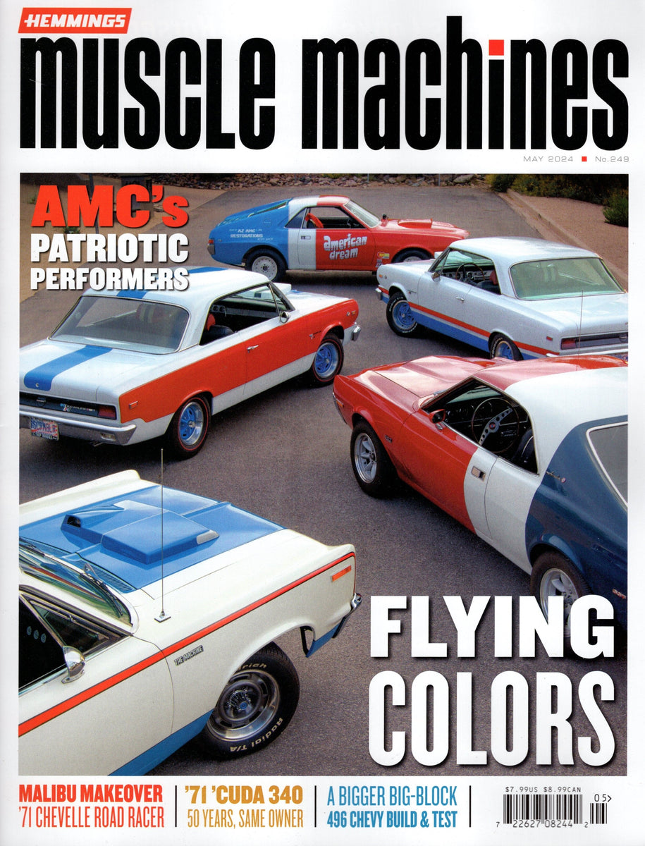 Hemmings Muscle Machines May 2024 Magazine AMC Parts Warehouse