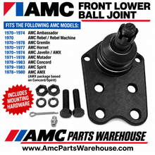 Load image into Gallery viewer, 1970–1983 AMC Front Lower Ball Joint – AMX Javelin Gremlin Hornet Matador Concord Spirit Ambassador
