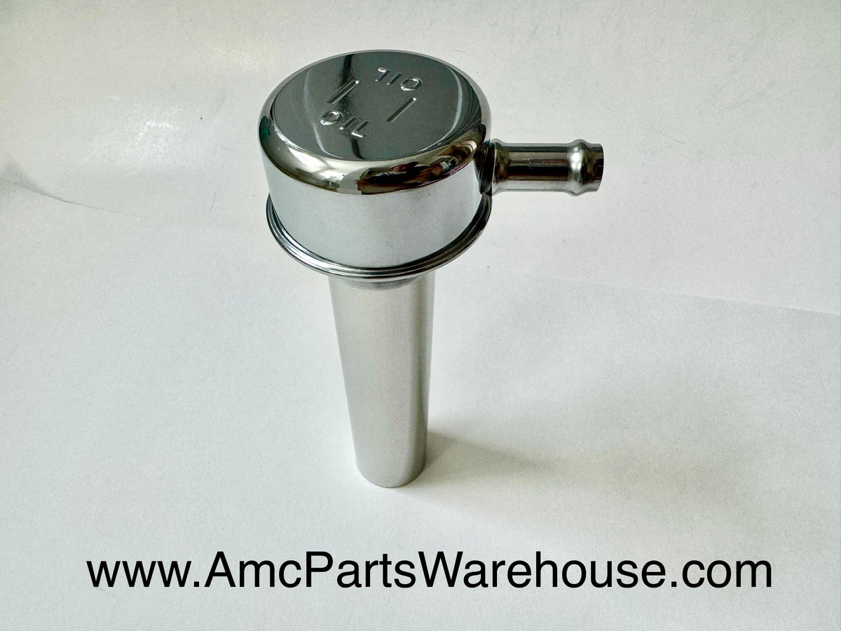 AMC JEEP StainlessSteel Oil Filler Tube AMC Parts Warehouse