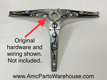 Load image into Gallery viewer, 67-69 AMC Steering wheel center insert. Chrome Plated.
