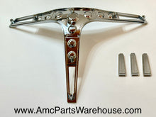 Load image into Gallery viewer, 67-69 AMC Steering wheel center insert. Chrome Plated.