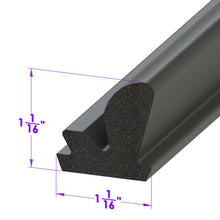Load image into Gallery viewer, 1971-74 AMC Javelin Roof Rail Seal, Open Profile. Pair
