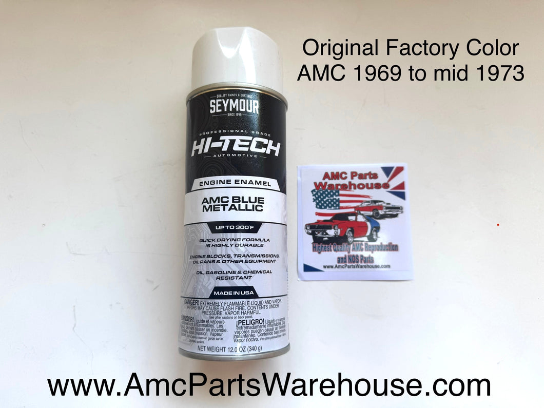 AMC Blue Metallic Engine Paint. Original Factory Color AMC '69 to mid-73'