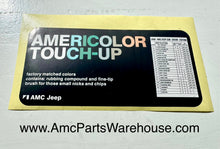 Load image into Gallery viewer, AMC touch-up paint display decal
