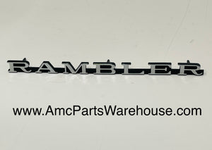 1969 AMC SC/Rambler fender emblem