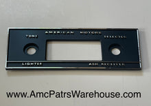 Load image into Gallery viewer, AMC Radio Face Plate 68-69 AMX, Javelin.
