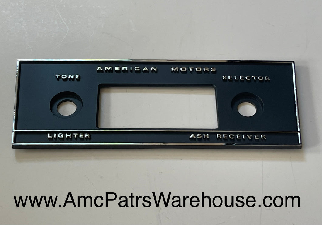 AMC Radio Face Plate 68-69 AMX, Javelin.