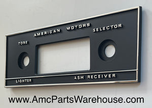 AMC Radio Face Plate 68-69 AMX, Javelin.