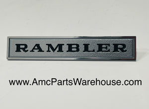 1964-1967 AMC Rambler Rebel Emblem Trunk Deck Lid Emblem