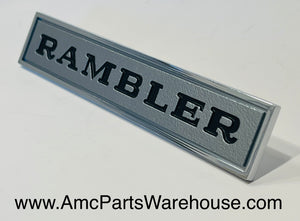 1964-1967 AMC Rambler Rebel Emblem Trunk Deck Lid Emblem