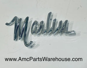 AMC Marlin rear trunk emblem
