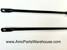 Load image into Gallery viewer, 1968-74 AMC Javelin AMX Fender to Radiator Support Braces, Black
