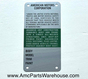 AMC Door Tag