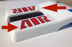 1969 SC/Rambler hood scoop and AIR Decal.