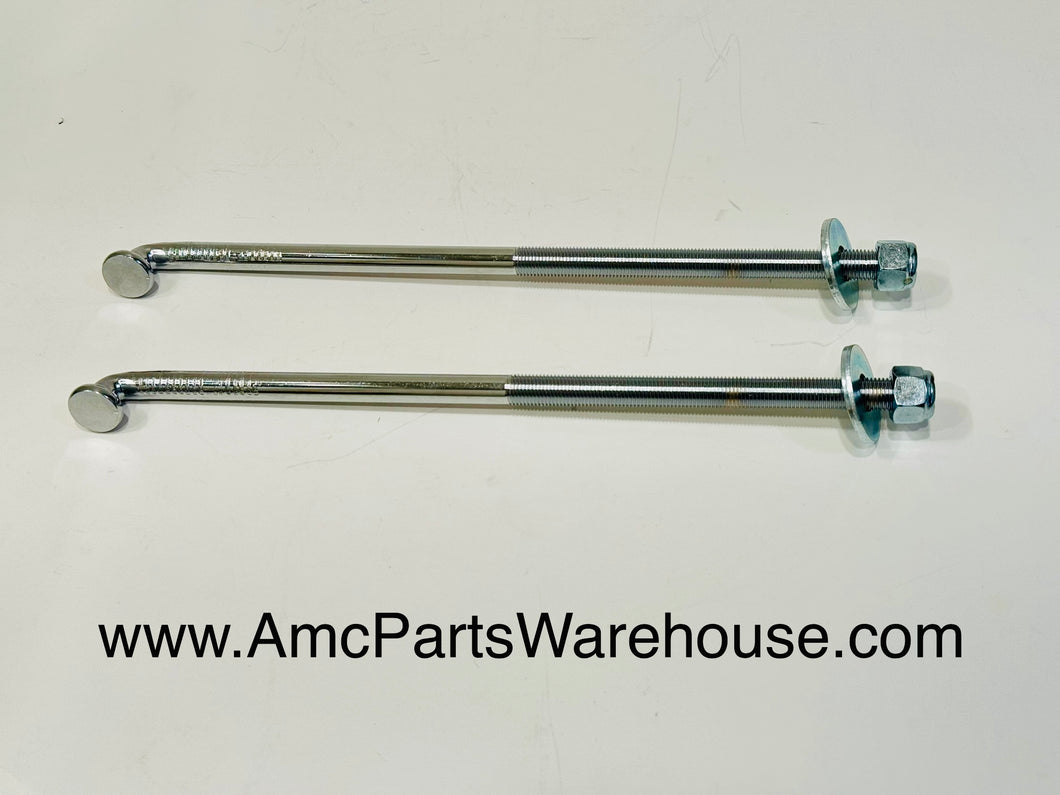 Fuel Tank Mounting Straps For 1968-1970 AMC Javelin AMX – Pair With J-Bolts