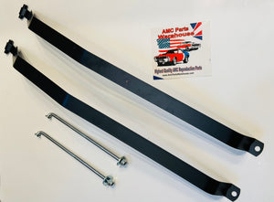 1971-74 AMC AMX, Javelin Gas Tank Straps Set With Hardware