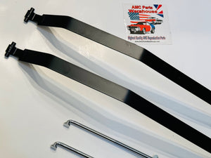 1971-74 AMC AMX, Javelin Gas Tank Straps Set With Hardware