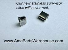 Load image into Gallery viewer, AMC Sun Visor Stainless Clips
