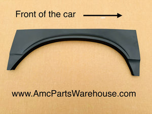 AMC Rambler American, Rogue, SC/Rambler rear quarters patch panel Passenger.