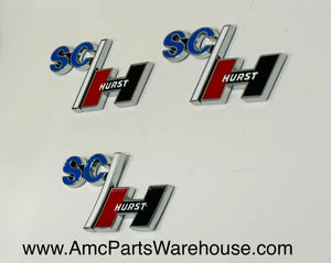1969 AMC HURST SC RAMBLER SCRAMBLER EMBLEM SET