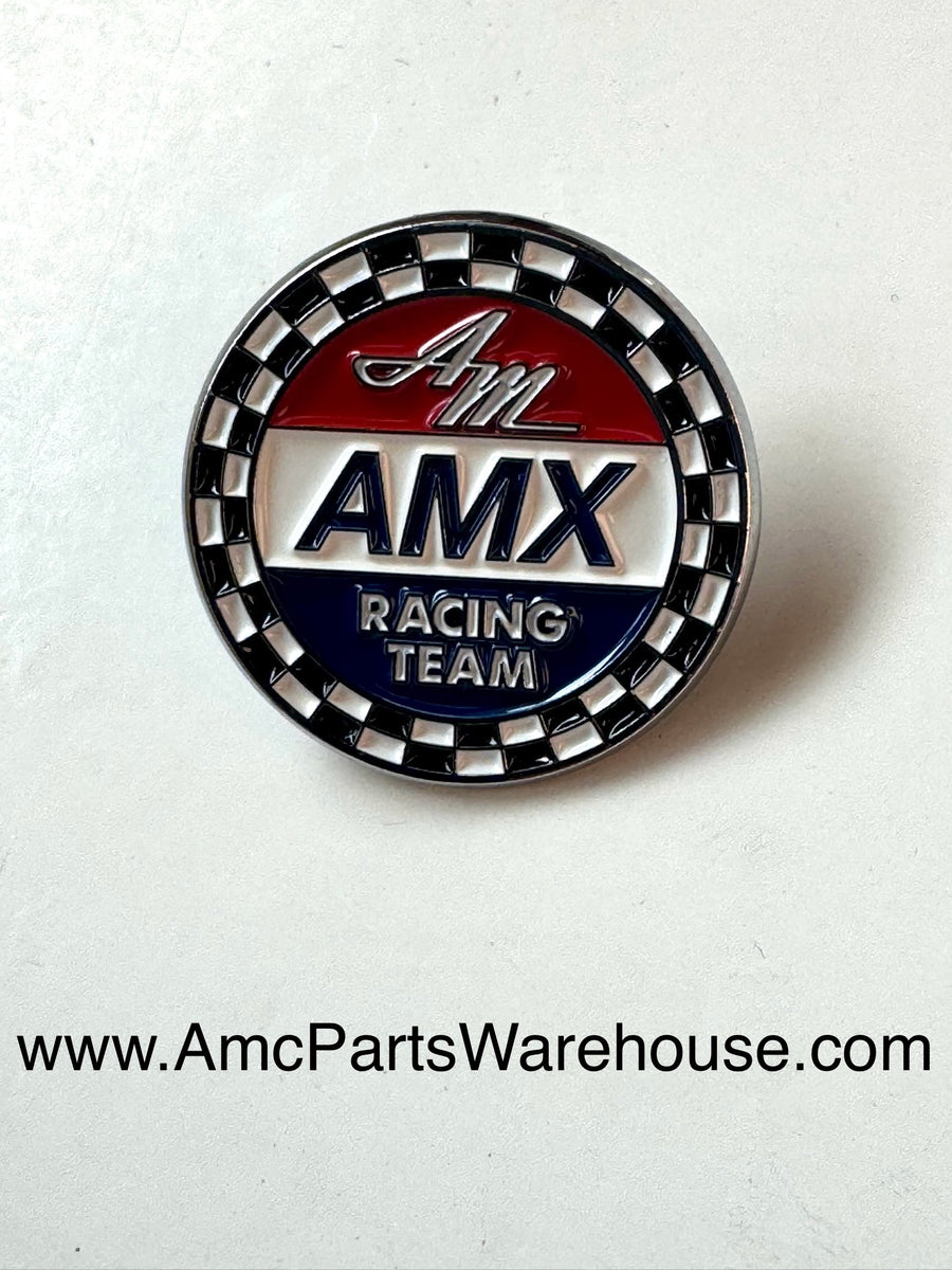 Amc Math Label Pin AMC AMX Racing Team Lapel Pin – AMC Parts Warehouse