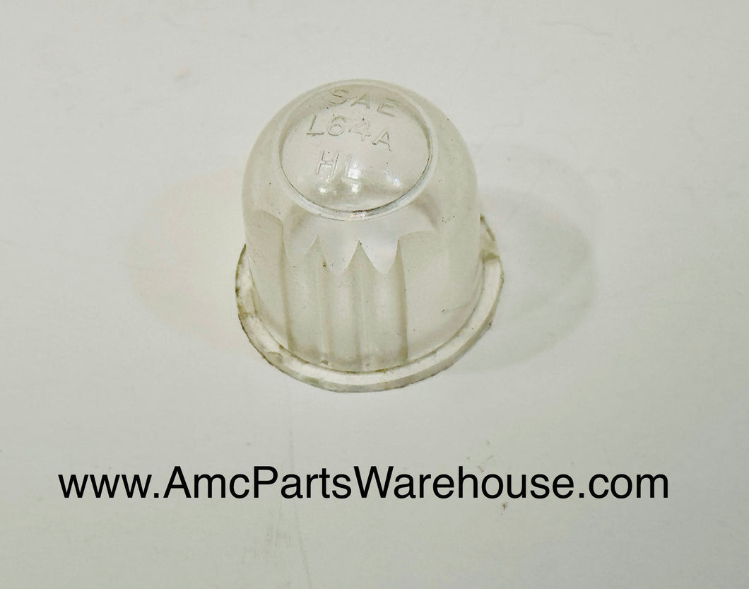 1967-69 AMC Rambler Rogue, American, SC/Rambler License plate light lense.