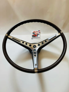 AMC Steering Wheel Woodgrain With Center Horn Trim 1968-1969 AMX, Javelin, SC/Rambler