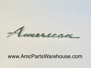 AMC Rambler American Emblem