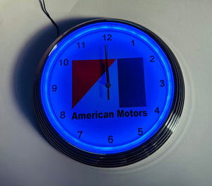 American Motors Neon Clock