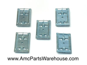 1968-70 AMC AMX, Javelin Lower rocker trim clips set