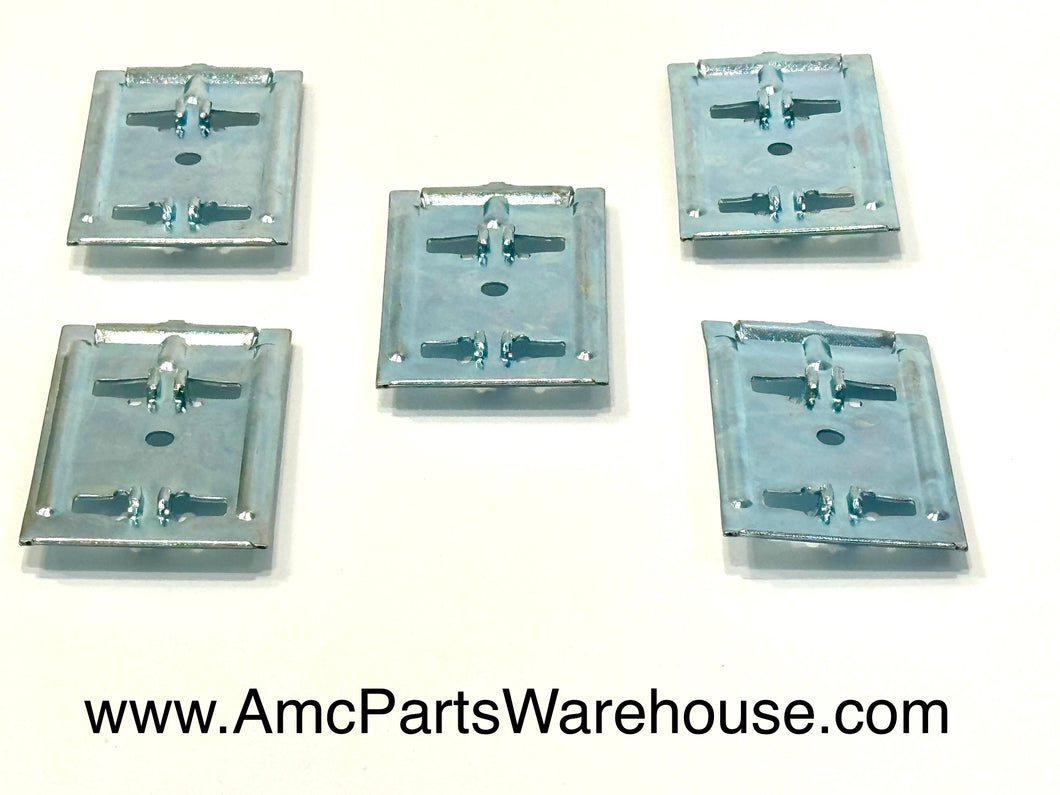 1968-70 AMC AMX, Javelin Lower rocker trim clips set