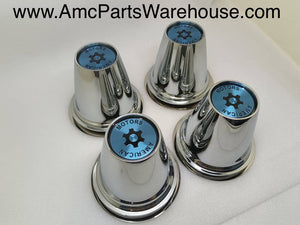 1970 MACHINE WHEEL CENTER CAP SET