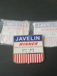 Javelin Winner Trans Am Championship Badge