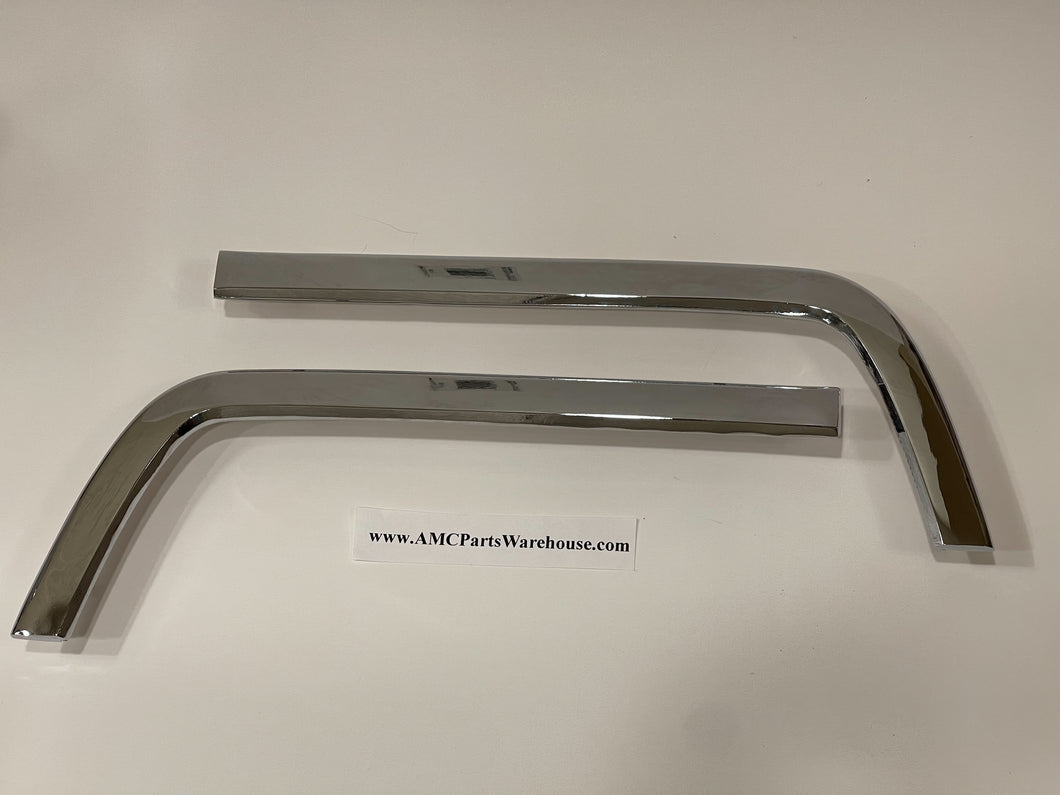 AMC AMX Javelin J Fender Trim Molding set
