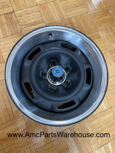 1970-72 AMC Machine style 15-inch trim rings set of 4.