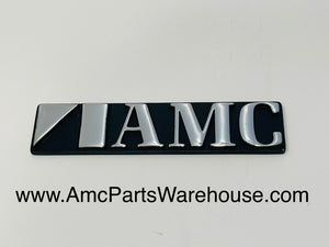 AMC Black Deck Lid Emblem. 80's AMC cars