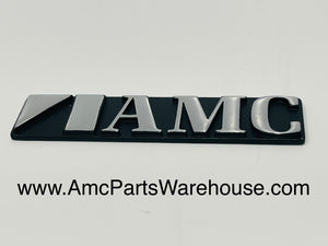 AMC Black Deck Lid Emblem. 80's AMC cars.