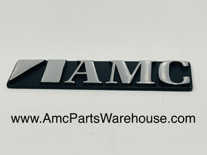 AMC Black Deck Lid Emblem. 80's AMC cars